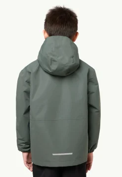 Jack Wolfskin Iceland 3in1 Jacket K|Kinderen Voor- En Najaarsjacks/-Jassen|Winterjacks