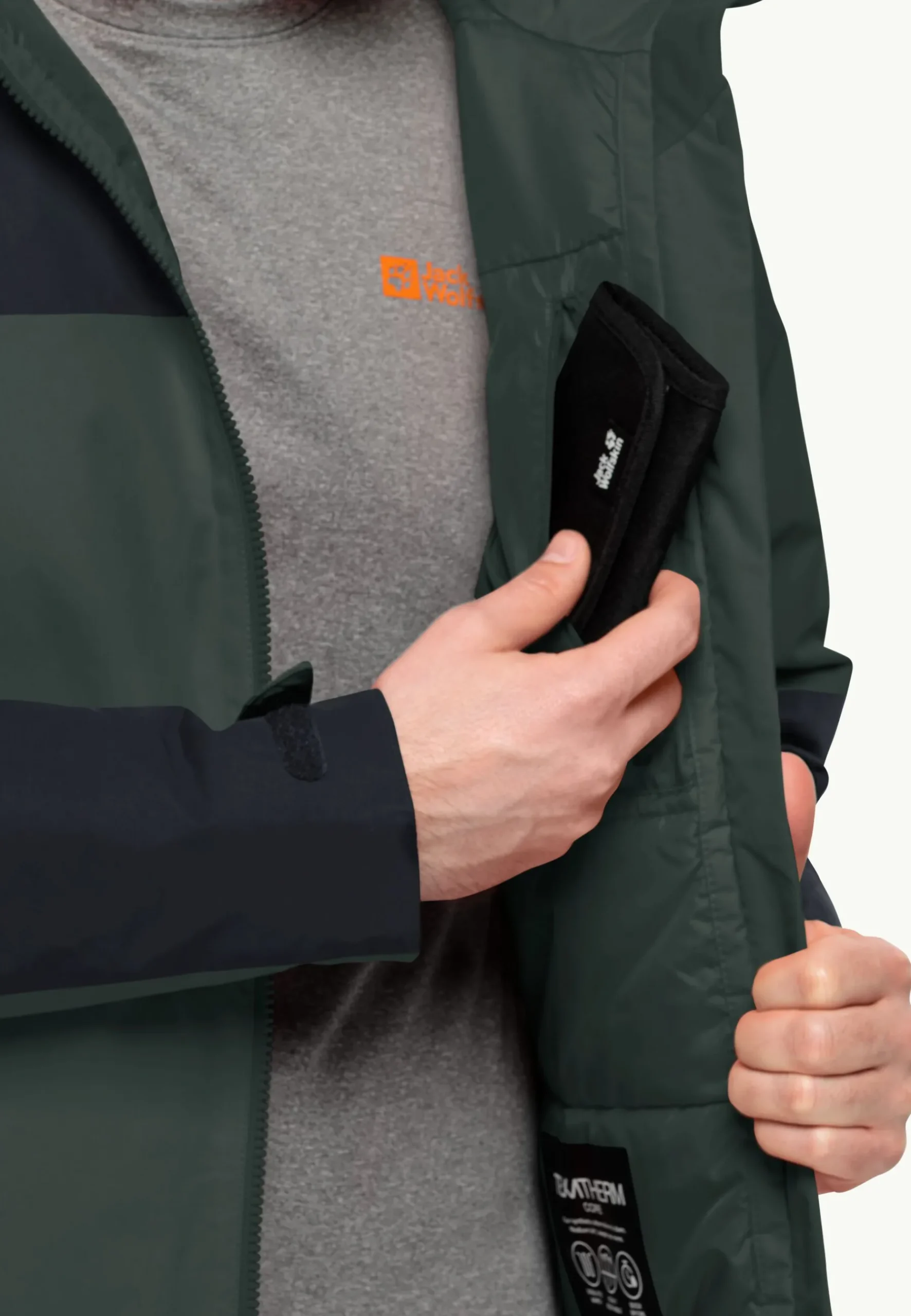 Jack Wolfskin Jasper Ins Jkt M|Heren Wandelen|Voor- En Najaarsjacks/-Jassen