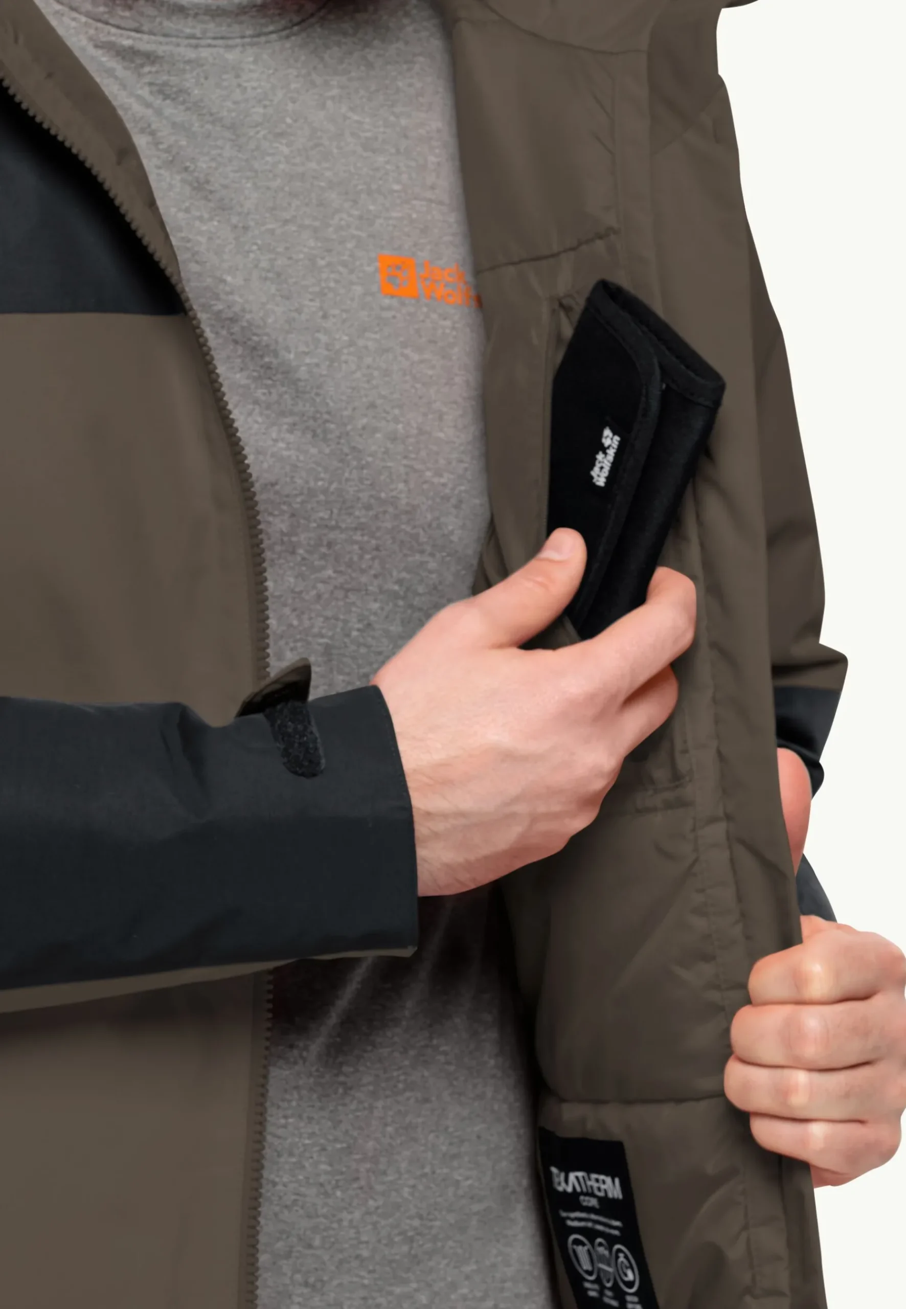 Jack Wolfskin Jasper Ins Jkt M|Heren Wandelen|Voor- En Najaarsjacks/-Jassen