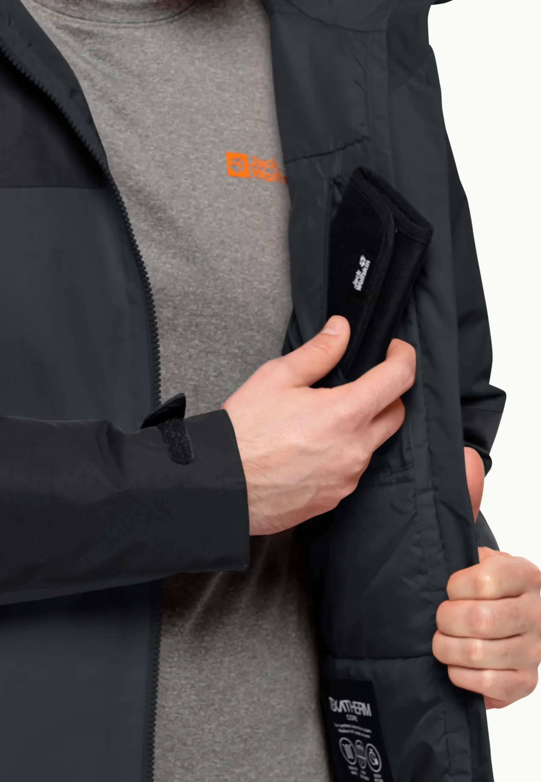 Jack Wolfskin Jasper Ins Jkt M|Heren Wandelen|Voor- En Najaarsjacks/-Jassen