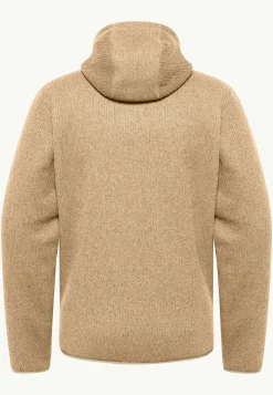 Jack Wolfskin Kaminfeuer Hooded Jkt M|Heren Fleece|Hoodies & Pullovers