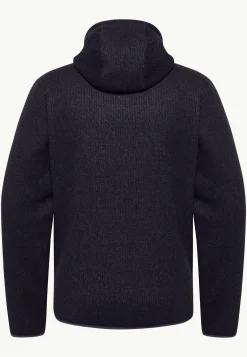 Jack Wolfskin Kaminfeuer Hooded Jkt M|Heren Fleece|Hoodies & Pullovers