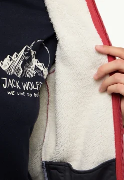 Jack Wolfskin Kaminfeuer Hooded Jkt W|DAMES Voor- En Najaarsjacks/-Jassen|Fleece