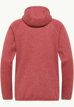 Jack Wolfskin Kaminfeuer Hooded Jkt W|DAMES Voor- En Najaarsjacks/-Jassen|Fleece