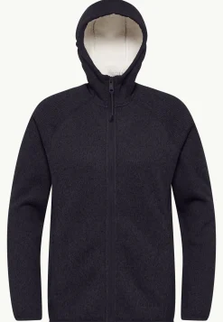 Jack Wolfskin Kaminfeuer Hooded Jkt W|DAMES Voor- En Najaarsjacks/-Jassen|Fleece