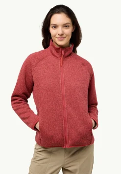 Jack Wolfskin Kaminfeuer Jkt W|DAMES Voor- En Najaarsjacks/-Jassen|Fleece