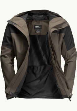 Jack Wolfskin Kammweg 2l Jkt M|Heren Wandelen|Voor- En Najaarsjacks/-Jassen