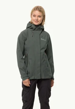 Jack Wolfskin Kammweg 2l Jkt W|DAMES Trekking|Voor- En Najaarsjacks/-Jassen