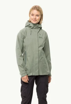 Jack Wolfskin Kammweg 2l Jkt W|DAMES Trekking|Voor- En Najaarsjacks/-Jassen