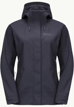Jack Wolfskin Kammweg 2l Jkt W|DAMES Trekking|Voor- En Najaarsjacks/-Jassen