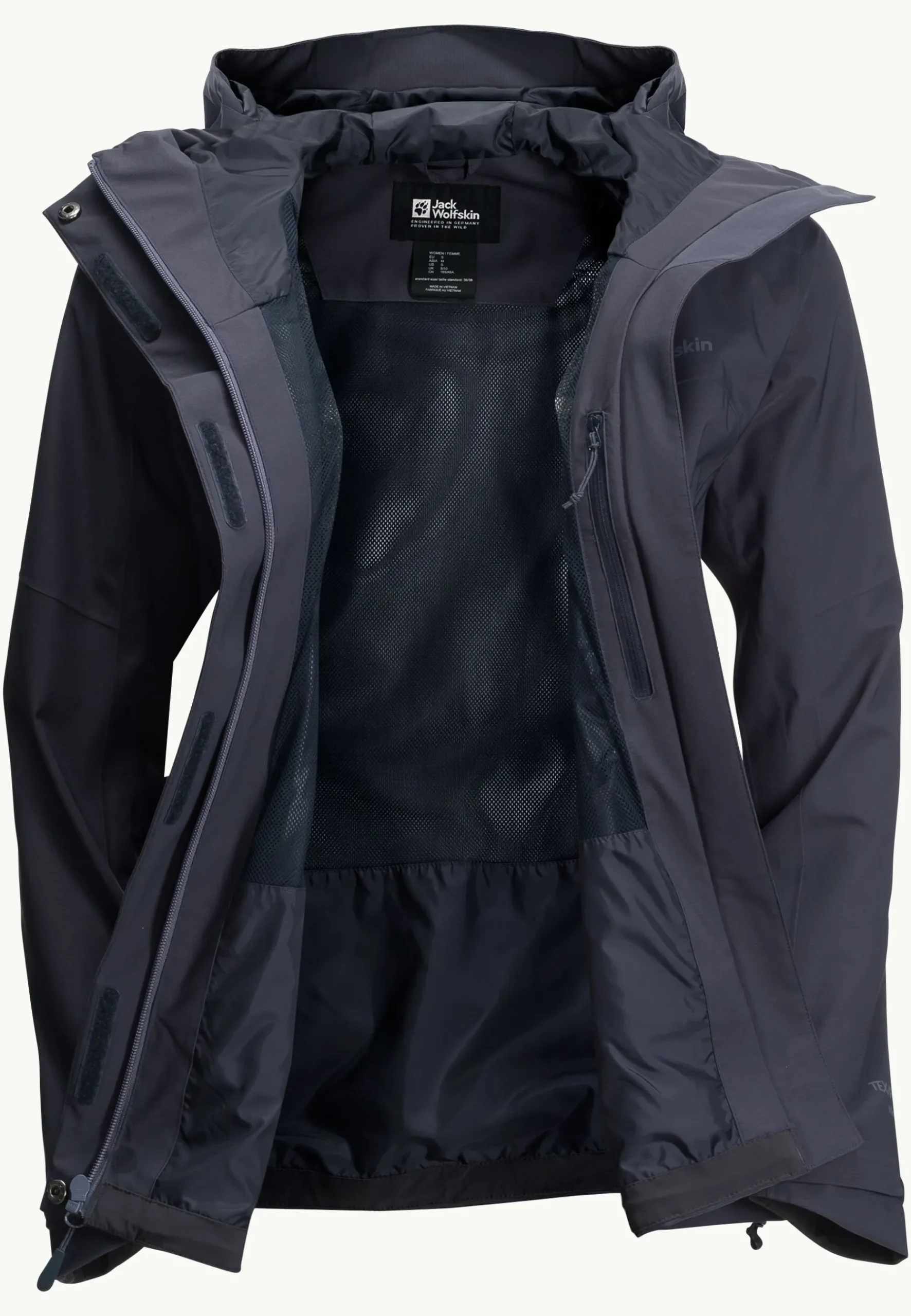 Jack Wolfskin Kammweg 2l Jkt W|DAMES Trekking|Voor- En Najaarsjacks/-Jassen