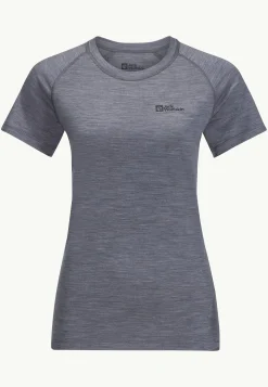 Jack Wolfskin Kammweg S|s W|DAMES Wandelen|Trekking