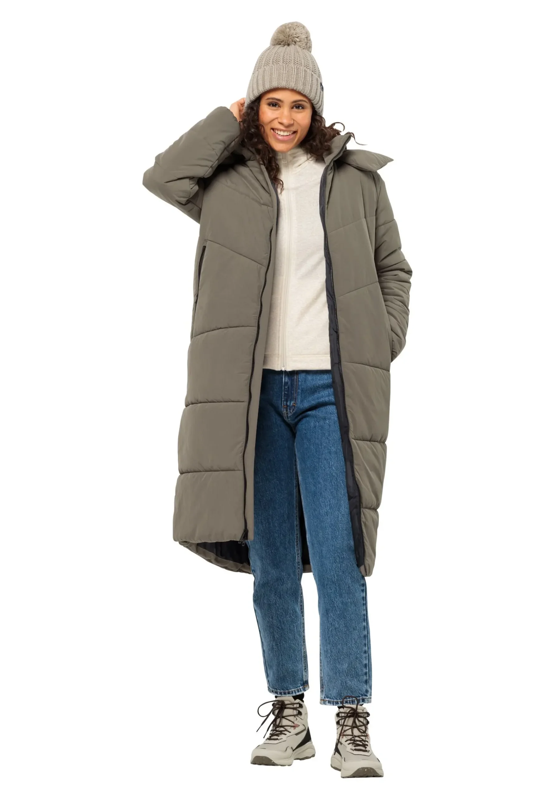 Jack Wolfskin Karolinger Long Coat W|DAMES Lifestyle|Voor- En Najaarsjacks/-Jassen