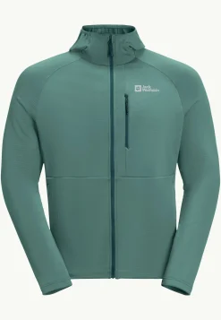 Jack Wolfskin Kolbenberg Hooded Fz M|Heren Wandelen|Voor- En Najaarsjacks/-Jassen