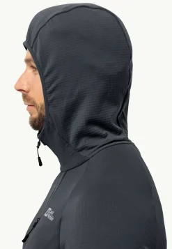 Jack Wolfskin Kolbenberg Hooded Fz M|Heren Wandelen|Voor- En Najaarsjacks/-Jassen