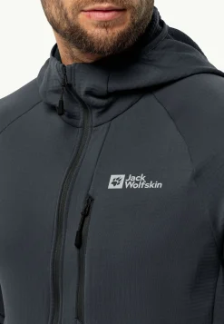 Jack Wolfskin Kolbenberg Hooded Fz M|Heren Wandelen|Voor- En Najaarsjacks/-Jassen