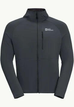 Jack Wolfskin Kolbenberg Hooded Fz M|Heren Wandelen|Voor- En Najaarsjacks/-Jassen