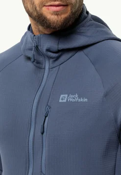 Jack Wolfskin Kolbenberg Hooded Fz M|Heren Wandelen|Voor- En Najaarsjacks/-Jassen