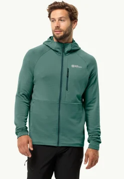 Jack Wolfskin Kolbenberg Hooded Fz M|Heren Wandelen|Voor- En Najaarsjacks/-Jassen