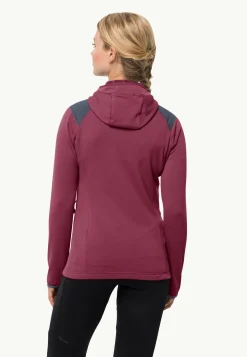 Jack Wolfskin Kolbenberg Hooded Fz W|DAMES Wandelen|Voor- En Najaarsjacks/-Jassen