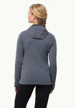 Jack Wolfskin Kolbenberg Hooded Fz W|DAMES Wandelen|Voor- En Najaarsjacks/-Jassen