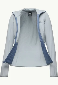 Jack Wolfskin Kolbenberg Hooded Fz W|DAMES Wandelen|Voor- En Najaarsjacks/-Jassen