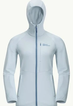 Jack Wolfskin Kolbenberg Hooded Fz W|DAMES Wandelen|Voor- En Najaarsjacks/-Jassen