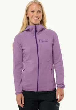 Jack Wolfskin Kolbenberg Hooded Fz W|DAMES Wandelen|Voor- En Najaarsjacks/-Jassen