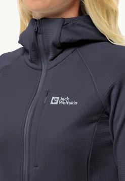 Jack Wolfskin Kolbenberg Hooded Fz W|DAMES Wandelen|Voor- En Najaarsjacks/-Jassen