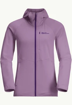 Jack Wolfskin Kolbenberg Hooded Fz W|DAMES Wandelen|Voor- En Najaarsjacks/-Jassen