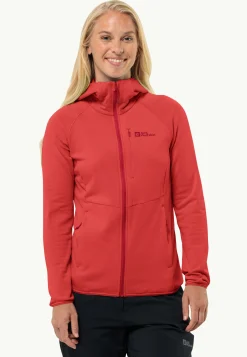 Jack Wolfskin Kolbenberg Hooded Fz W|DAMES Wandelen|Voor- En Najaarsjacks/-Jassen