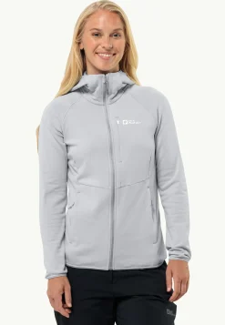 Jack Wolfskin Kolbenberg Hooded Fz W|DAMES Wandelen|Voor- En Najaarsjacks/-Jassen