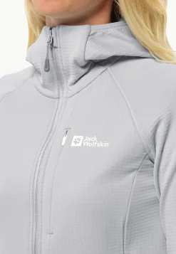 Jack Wolfskin Kolbenberg Hooded Fz W|DAMES Wandelen|Voor- En Najaarsjacks/-Jassen