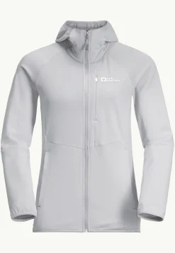 Jack Wolfskin Kolbenberg Hooded Fz W|DAMES Wandelen|Voor- En Najaarsjacks/-Jassen