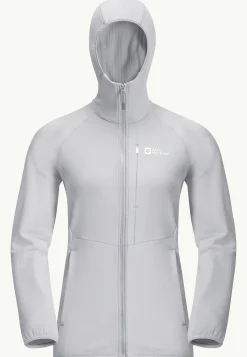 Jack Wolfskin Kolbenberg Hooded Fz W|DAMES Wandelen|Voor- En Najaarsjacks/-Jassen