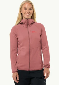 Jack Wolfskin Kolbenberg Hooded Fz W|DAMES Wandelen|Voor- En Najaarsjacks/-Jassen
