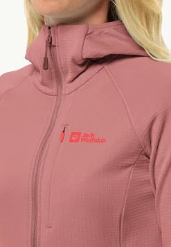 Jack Wolfskin Kolbenberg Hooded Fz W|DAMES Wandelen|Voor- En Najaarsjacks/-Jassen