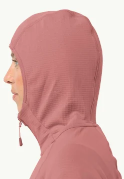 Jack Wolfskin Kolbenberg Hooded Fz W|DAMES Wandelen|Voor- En Najaarsjacks/-Jassen
