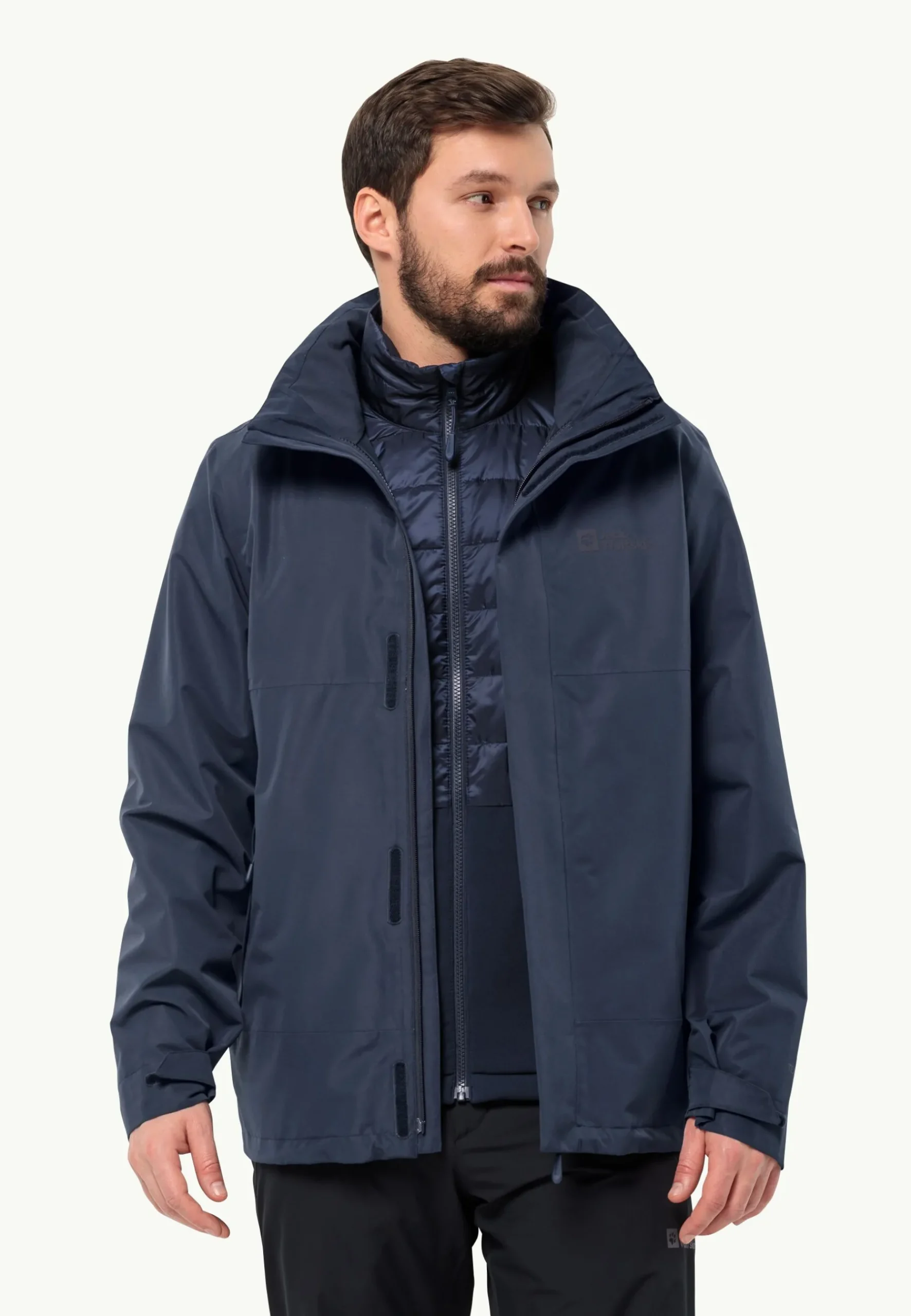 Jack Wolfskin Luntal 3in1 Jkt M|Heren Wandelen|Voor- En Najaarsjacks/-Jassen