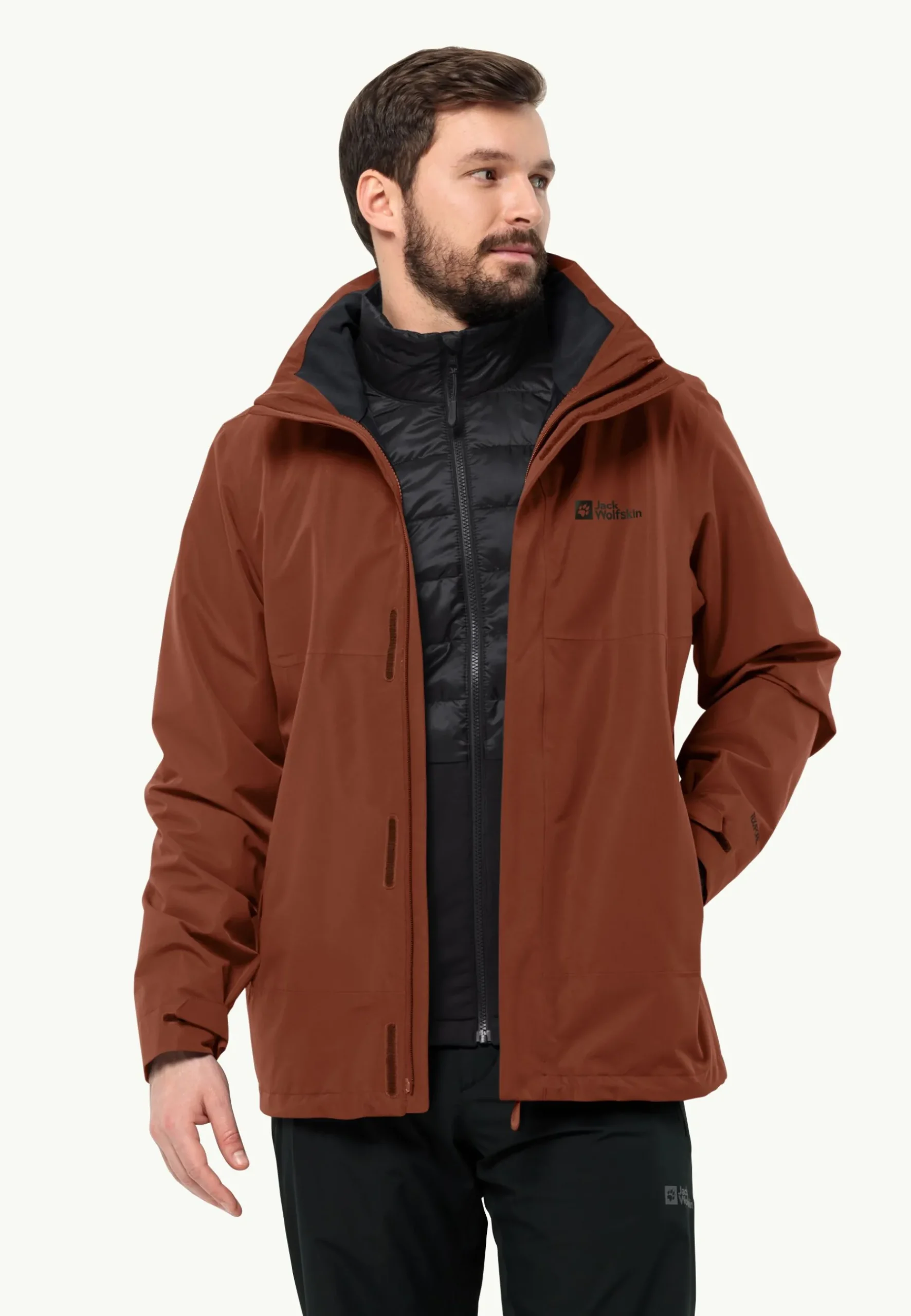 Jack Wolfskin Luntal 3in1 Jkt M|Heren Wandelen|Voor- En Najaarsjacks/-Jassen