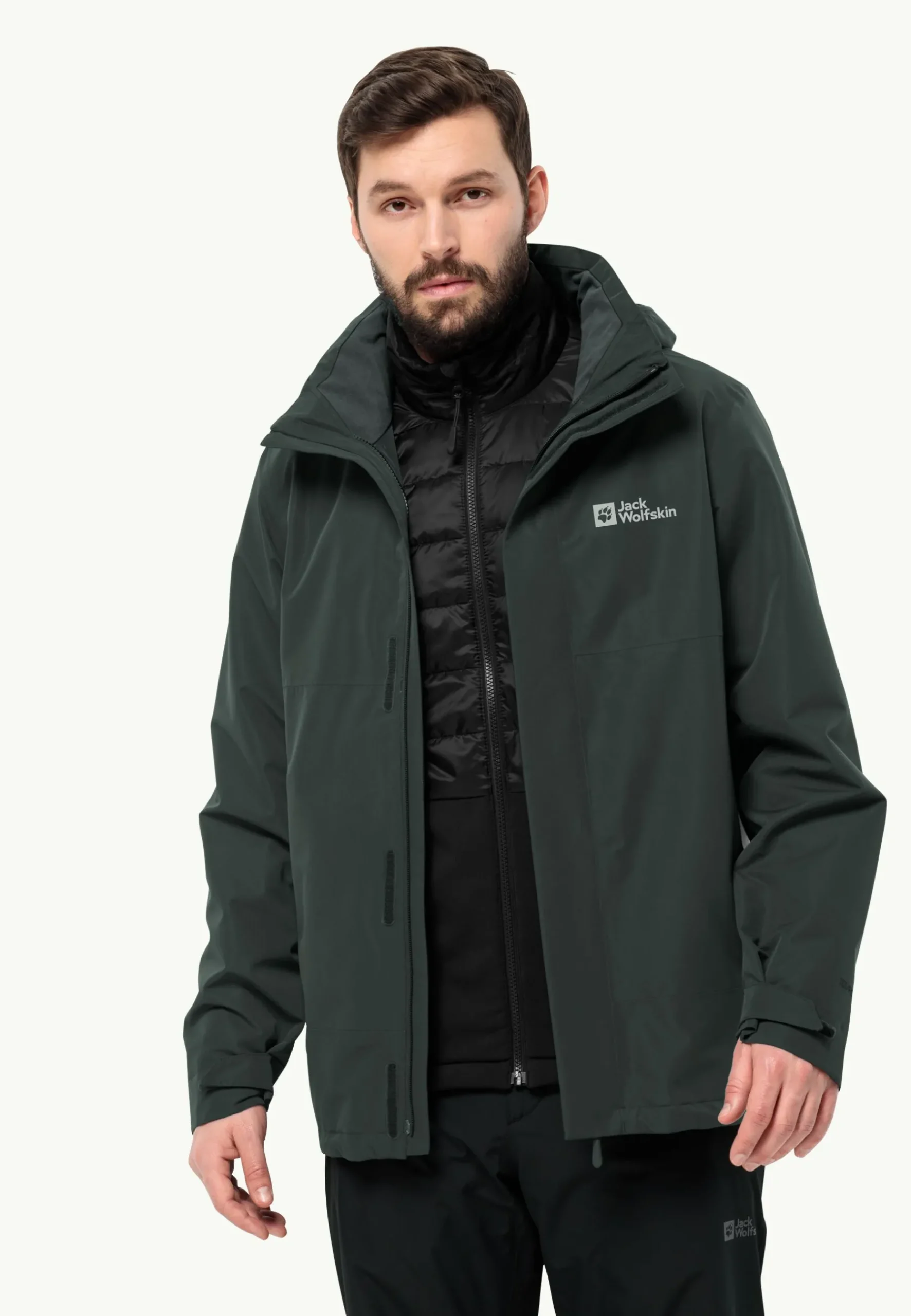 Jack Wolfskin Luntal 3in1 Jkt M|Heren Wandelen|Voor- En Najaarsjacks/-Jassen