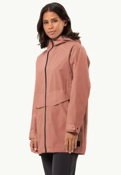 Jack Wolfskin Mainkai Long Jkt W|DAMES Lifestyle|Voor- En Najaarsjacks/-Jassen