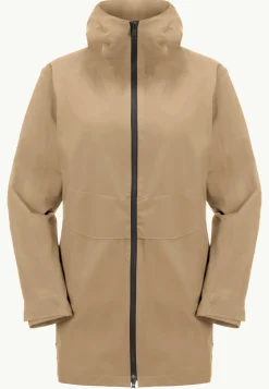 Jack Wolfskin Mainkai Long Jkt W|DAMES Lifestyle|Voor- En Najaarsjacks/-Jassen