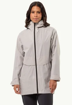 Jack Wolfskin Mainkai Long Jkt W|DAMES Lifestyle|Voor- En Najaarsjacks/-Jassen