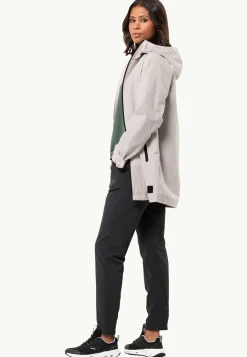 Jack Wolfskin Mainkai Long Jkt W|DAMES Lifestyle|Voor- En Najaarsjacks/-Jassen