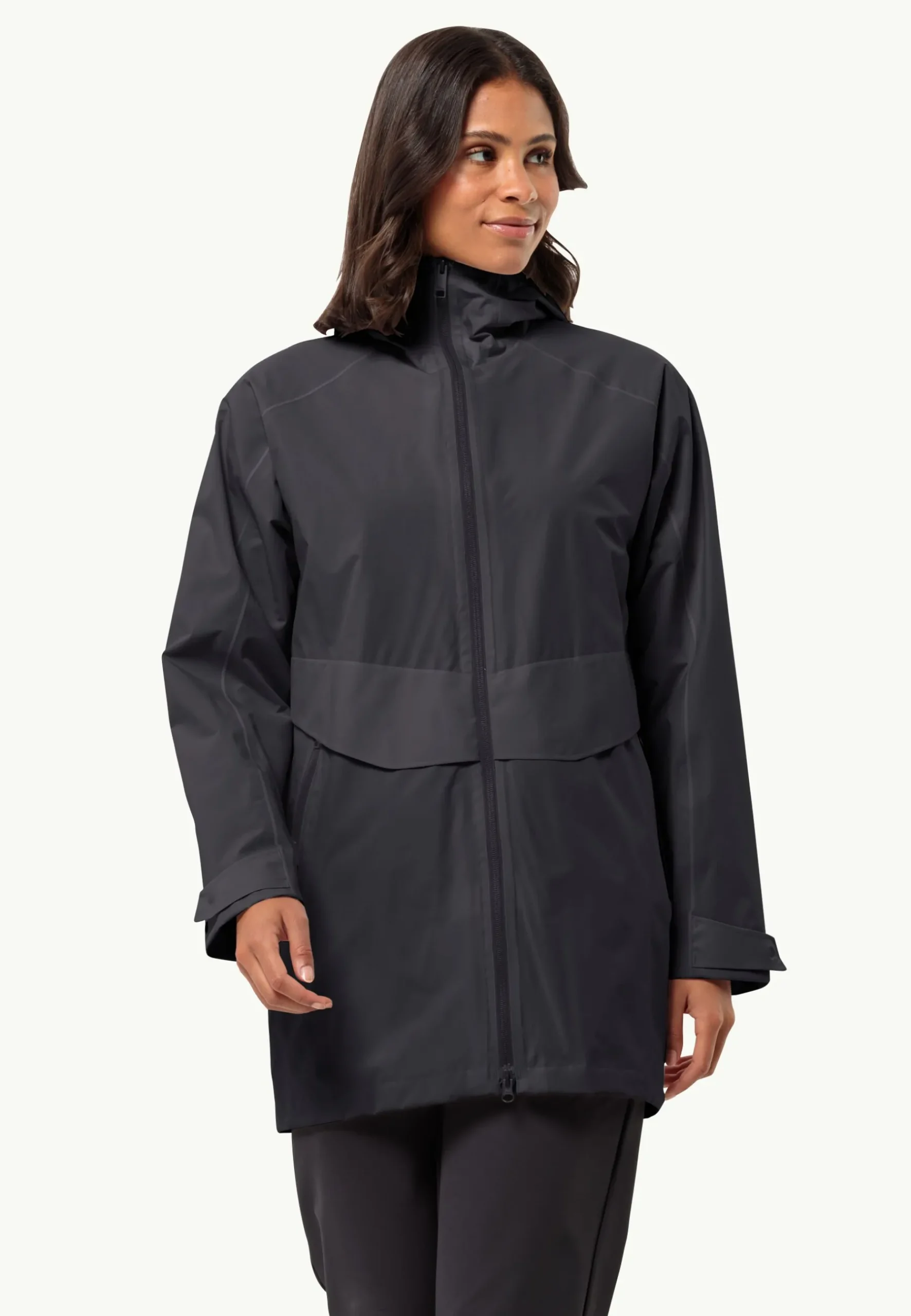 Jack Wolfskin Mainkai Long Jkt W|DAMES Lifestyle|Voor- En Najaarsjacks/-Jassen