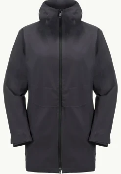 Jack Wolfskin Mainkai Long Jkt W|DAMES Lifestyle|Voor- En Najaarsjacks/-Jassen