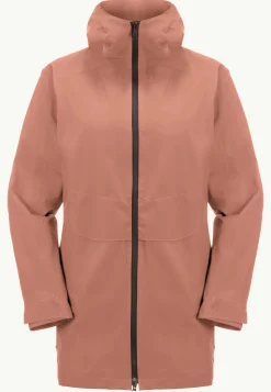 Jack Wolfskin Mainkai Long Jkt W|DAMES Lifestyle|Voor- En Najaarsjacks/-Jassen