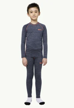 Jack Wolfskin Merino Baselayer Set K|Kinderen Functionele Shirts