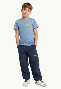 Jack Wolfskin Merino Graphic T K|Kinderen Functionele Shirts|T-Shirts & Longsleeves